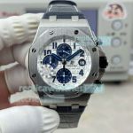 Swiss 3126 OMF Audemars Piguet Royal Oak Offshore 26238 White Dial Copy Watch 